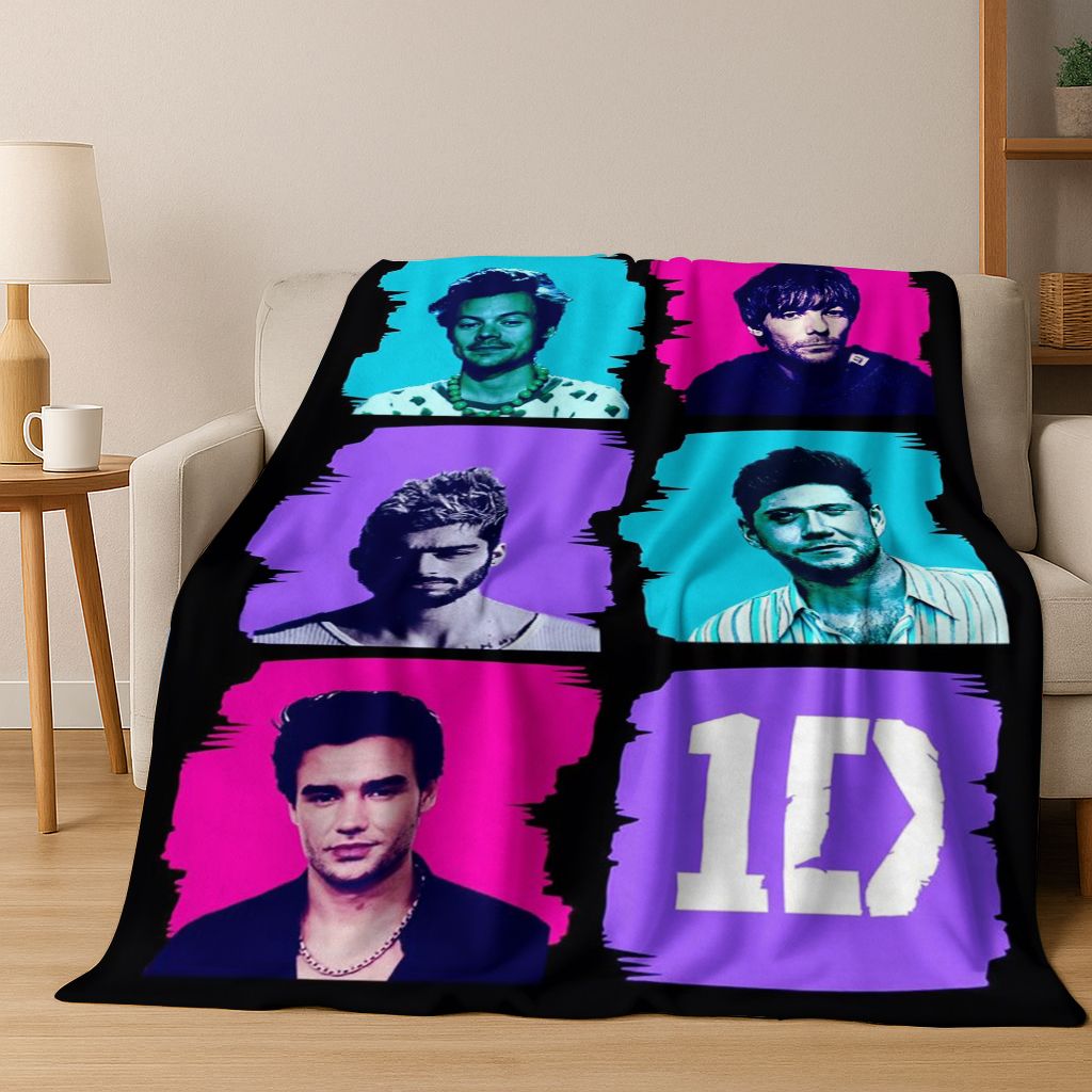 Home Textiles Direct - Couverture en flanelle combinée 3D 1D